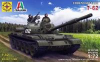 Сборная модель Моделист Советский танк Т-62, 1/72 307260