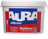 Краска моющаяся Aura Interior Mattlatex база А белая 9 л