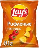 Чипсы Lay's картофельные, паприка, 81 г