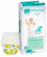 Offspring трусики-подгузники, L 9-14 кг. 36 шт. расцветка Лимоны