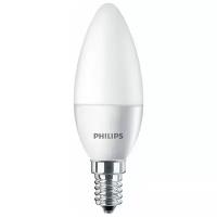 Лампа светодиодная PHILIPS SS LEDCandle 6-60W E14 827 B35 FR