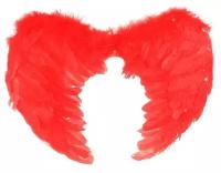 Крылья ангела, 55x40, цвет красный