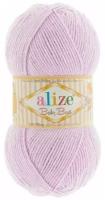 Пряжа Alize Baby Best, 90 % акрил, 10 % бамбук, 100 г, 240 м, 5 шт., 27 лиловый 240 м