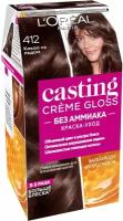L'OREAL Краска для волос Casting Creme Gloss, 412 Какао Со Льдом