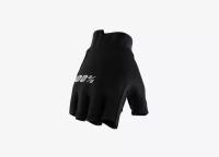 Велоперчатки женские 100% Exceeda Gel Short Finger Womens Glove (Black, L, 2022 (10025-00003))