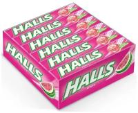 HALLS карамель леденцовая со вкусом арбуза 25г по 12 шт