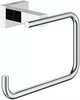 Держатель для туалетной бумаги GROHE Essentials Cube без крышки, хром (40507001)