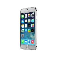 Чехол G-Case Ultra Thin Aluminium Bumper для Apple iPhone 6 (серебристый, алюминиевый)