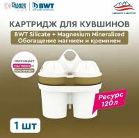 Сменный картридж для фильтра-кувшина BWT Silicate + Magnesium Mineralized Обогащение Магнием и Кремнием 1 шт. для кувшинов BWT PENGUIN/ BWT VIDA/БВТ