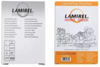 Lamirel Пленка для ламинирования B8 65х95 мм, 125 мкм, 100 штук, глянцевые, Lamirel