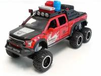 Машинка с дымом Ford F-150 Raptor металлическая 1:24 со светом и звуком