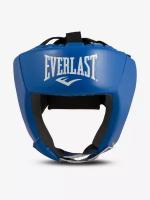 Шлем для любительского бокса, открытый для соревнований Everlast Amateur Competition PU - Синий (L)