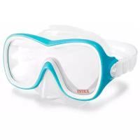 Маска для плавания Wave Rider Mask голубая, от 8 лет