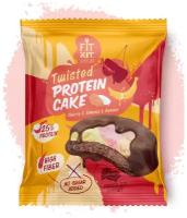 Fit Kit, TWISTED Protein Cake, 70г (Вишня-Миндаль-Банан)