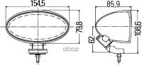 Комплект Противотуманных Фар - Автомобиля - 12v HELLA арт. 1NA007891821