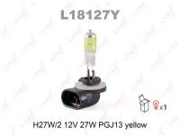 LYNXAUTO L18127Y Лампа H27W/2 12V PGJ13 YELLOW