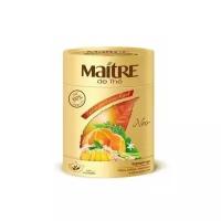 Чай черный MAITRE DE THE "Букет Изысканных Вкусов" листовой (имбирь, лемонграс, чабрец, масло апельсина), 100 г