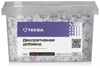 Декоративная добавка для жидких обоев Tecsa, серый с фуксией, 200 г