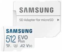 Карта памяти Samsung EVO Plus 512GB microSDHC Class 10 (MB-MC512KA/KR)