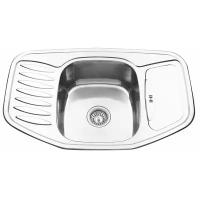 мойка кухонная врезная нержавеющая сталь SINKLIGHT N 7851 U 0.8/180 1P глянец