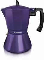 Гейзерная кофеварка VENSAL Vensal 3202VS-VT фиолетовый