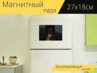 Магнитный пазл "Сан франциско, золотые ворота, мост" на холодильник 27 x 18 см