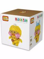 Конструктор LOZ 2 в 1 Лалафанфан уточка в очках 840 деталей NO. 9773 Lalafanfan duck with glasses 2 in 1 iBlockFun Series