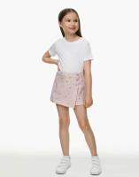 Джинсовая юбка Gloria Jeans GSK018411 светло-розовый для девочек 4-5л/110 (30)