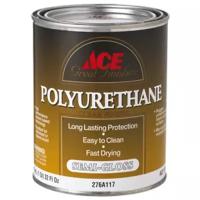 Лак ACE Paint Polyurethane Clear Finish Solvent Based полуглянцевый алкидно-уретановый прозрачный 0.95 л