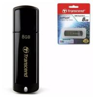 Флеш-диск 8 GB, комплект 3 шт., TRANSCEND Jet Flash 350, USB 2.0, черный, TS8GJF350