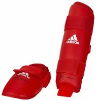 Защита голени и стопы WKF Shin & Removable Foot красная (размер M)