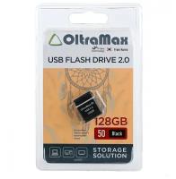 USB флеш-накопитель 128Gb - OltraMax 50 2.0 Black OM-128GB-50-Black