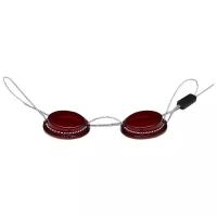 Защитные очки для солярия Tannymaxx аксессуар на резинке для защиты глаз, красные