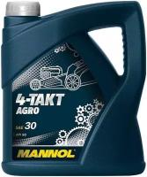 Масло Mannol мототехника 4T-Takt Agro SAE 30 4 л, 1441