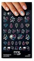 Наклейки для ногтей PINK UP DECOR NAIL STICKERS переводные тон 893