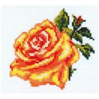 Набор для вышивания "Алиса" 0-041 "Роза" 10 х 10 см