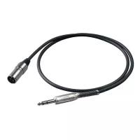 Шнур Proel 6.3mm Jack - XLR 0.5m BULK230LU05