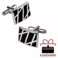 Запонки Классика прямоугольник CUFF-LINKS