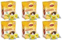 Lipton черный чай в пирамидках Tropical Fruit с ананасом и грейпфрутом 20 пакетиков, 6 упаковок