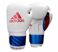AdiSBG350PRO Перчатки боксерские Speed Pro бело-сине-красные - Adidas - Белый - 14 oz