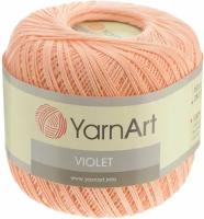 Пряжа YarnArt VIOLET 100% мерсеризованный хлопок 50гр./282 м, цвет 6322 персиковый