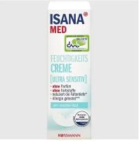 ISANA MED Feuchtigkeits creme ultra sensitiv Дневной крем для чувствительной кожи лица с коэнзимом Q10 и витамином Е, 50 мл