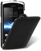 Кожаный чехол для Sony Xperia Neo L / MT25i Melkco Premium Leather Case - Jacka Type (Black LC)