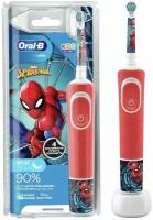 Электрическая зубная щетка ORAL-B Vitality Kids D100.413.2K Spiderman "человек-паук"
