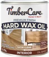 Масло для дерева с твердым воском, TimberCare Hard Wax Color Oil, Прозрачное полуматовое, 0.75л