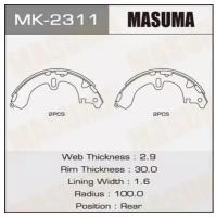 Колодки барабанные Masuma R-1030 / MK-2288 (1/20), MK2311 MASUMA MK-2311