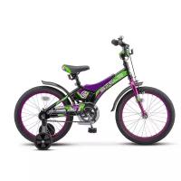 Велосипед детский Stels 18" Jet Z010 (LU087404) чёрный/фиолетовый