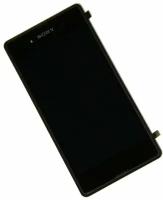 Дисплей для Sony D2203 (Xperia E3), Sony D2212 (Xperia E3 Dual) модуль в сборе с тачскрином <черный> (OEM)