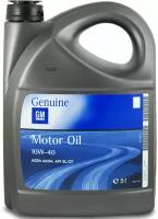 Полусинтетическое моторное масло GENERAL MOTORS Semi Synthetic 10W40, 5 л, 1 шт