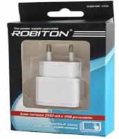 Robiton USB2100 Блок питания с USB выходом BL1 белый